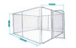 Metal Outdoor Portable Dog Kennels Outside Dog Kennels 2.3mm Diameter