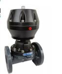 0.7Mpa Double Flanged PP DN300 Pneumatic Diaphragm Valve