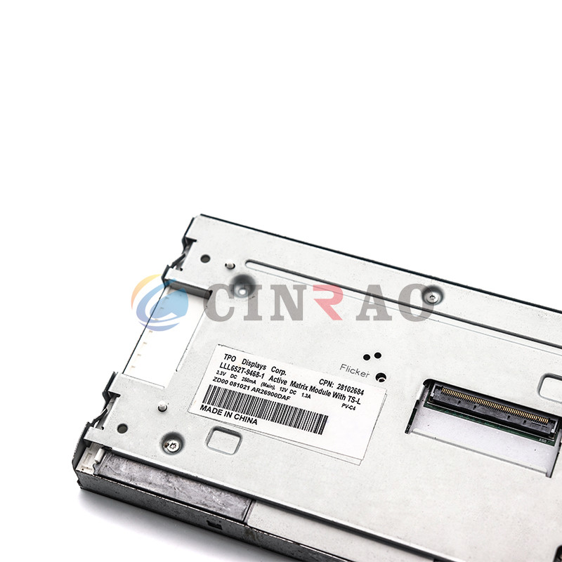6.5 INCH TPO TFT LCD Screen Module LLL652T-9468-1 Car GPS Navigation Support