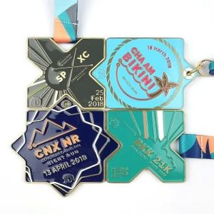 China Custom Running Medals Series Puzzle Awards Personalized Race Medals wholesale
