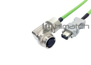 China Green Servo Motor Cable Bend Resistant Low Voltage Industrial Cable PUR Jacket wholesale