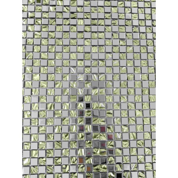 Mixed Goldleaf Mosaic Glass Wall Tile 300x300mm Shining Surface