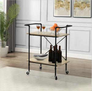 China Customized Mobile Kitchen Serving Trolley Cart For Dinning Room wholesale