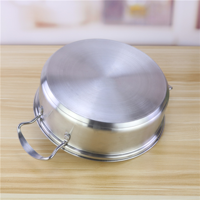 Customized 18cm 20cm 26cm Cookware Set Stainless Steel 201