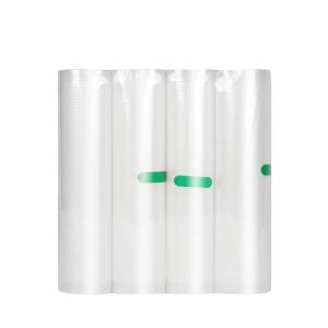 China Kitchen PA PE Embossed Vacuum Sealer Rolls Custom Logo Printing Vacuum Pouches wholesale