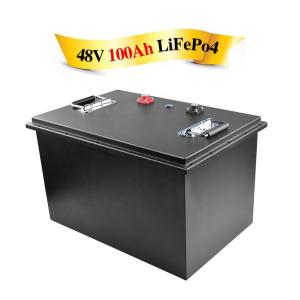 China Deep Cycle IP65 Waterproof Lifepo4 Battery Box 3.2v 100ah 16S1P 48V wholesale