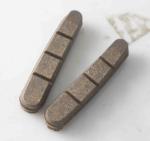 brown Color brake pads replacement for carbon road bike wheel cork wood material