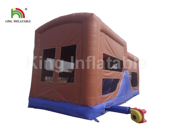 Children Inflatable Jumping Castle , 0.55mm PVC Commercial Inflatable Trampolines