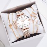 OEM 31MM Ladies Watch Gift Set 3BAR Jewelry Diamond Dial Watch Set Japan Movt