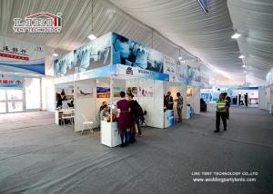 China 20m Aluminum Outdoor Exhibition Tents For Trade Fair Retardant To DIN 4102 B1 wholesale