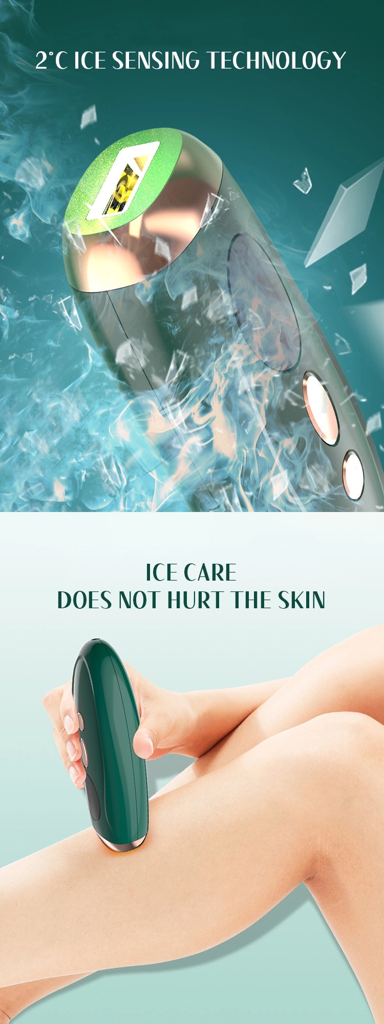 Home Use Mini Portable Ipl Laser Hair Remove Device Painless