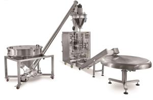 China 420mm Detergent Vertical Powder Packing Machine Filling 3KW Auger Filler wholesale