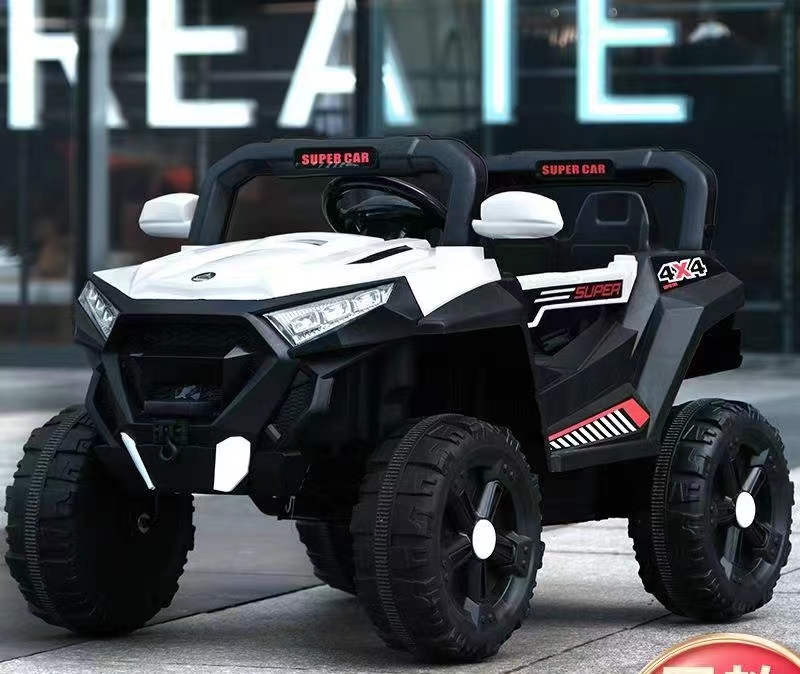 Four-Wheel Off-Road Vehicle for Children Remote Control Electric Toy Car PVC Material