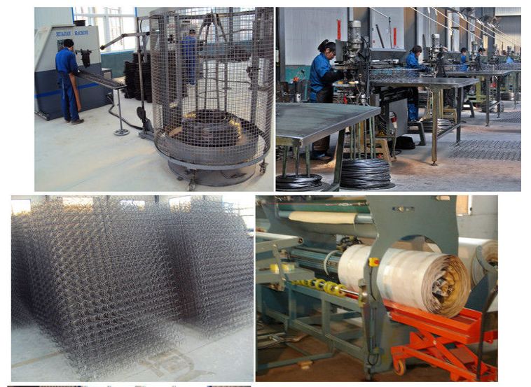 Continuous Durable Wire Mattress Spring Coil , Mattress Filler Spring Heat Treatment