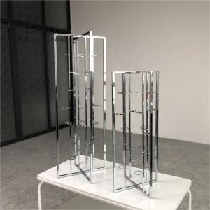 China Hot Sale Metal Candlestick Holder Stand Silver Flower Stand Wedding Decoration Tall Metal Candle Stand wholesale