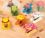 Animal Wooden Mini stapler Binder Office Cute Kawaii Stationary Zakka