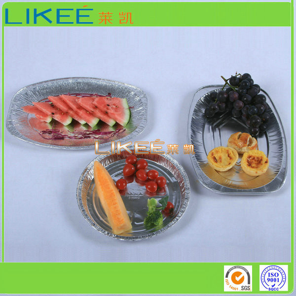Low Temperature Resistance Disposable Aluminum Serving Trays Food Storage