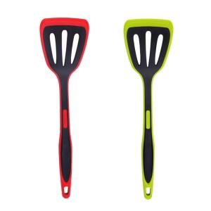 China Wholesale Kitchen Utensil Silicone Non-Stick Nylon Slotted Turner Spatula wholesale