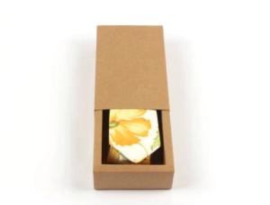 China Eco Biodegradable Mens Tie Storage Box Kraft Paper Drawer Box wholesale