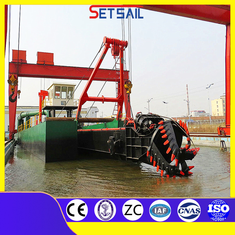 Water Flow 1500m3 12inch Hydraulic Cutter Suctiondredge Dredger