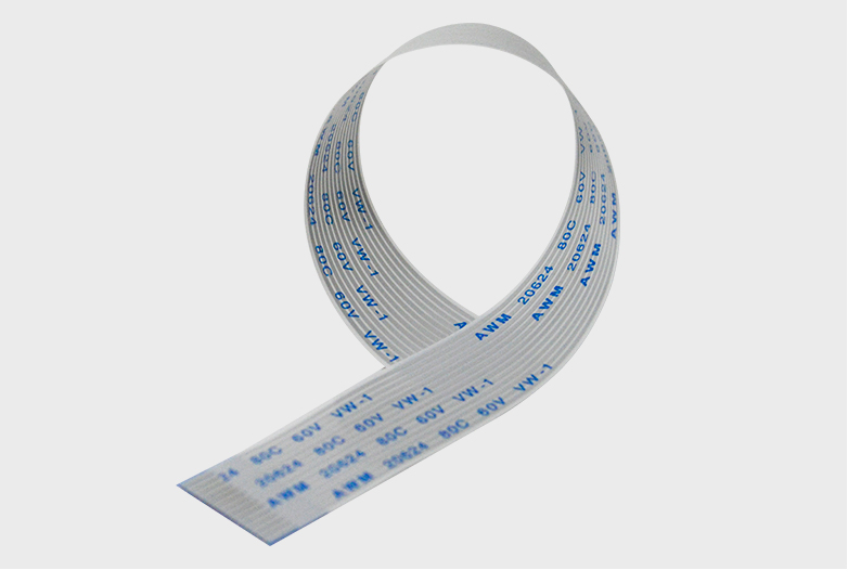 Flat Connect FFC Ribbon Cable 1mm Pitch 40 Pin PET Blue White