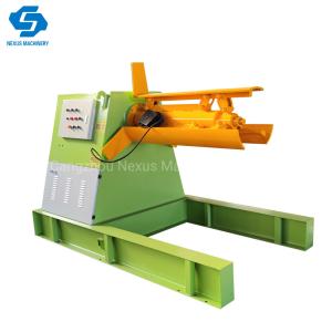 China Hydraulic Decoiler with Coil Car Full-Automatic Metal Sheets Decoiler wholesale