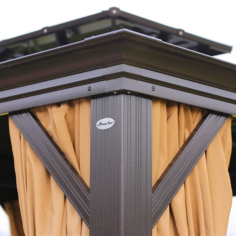 Waterproof Aluminum Folding Tent 500KG Load Garden Gazebo Customized