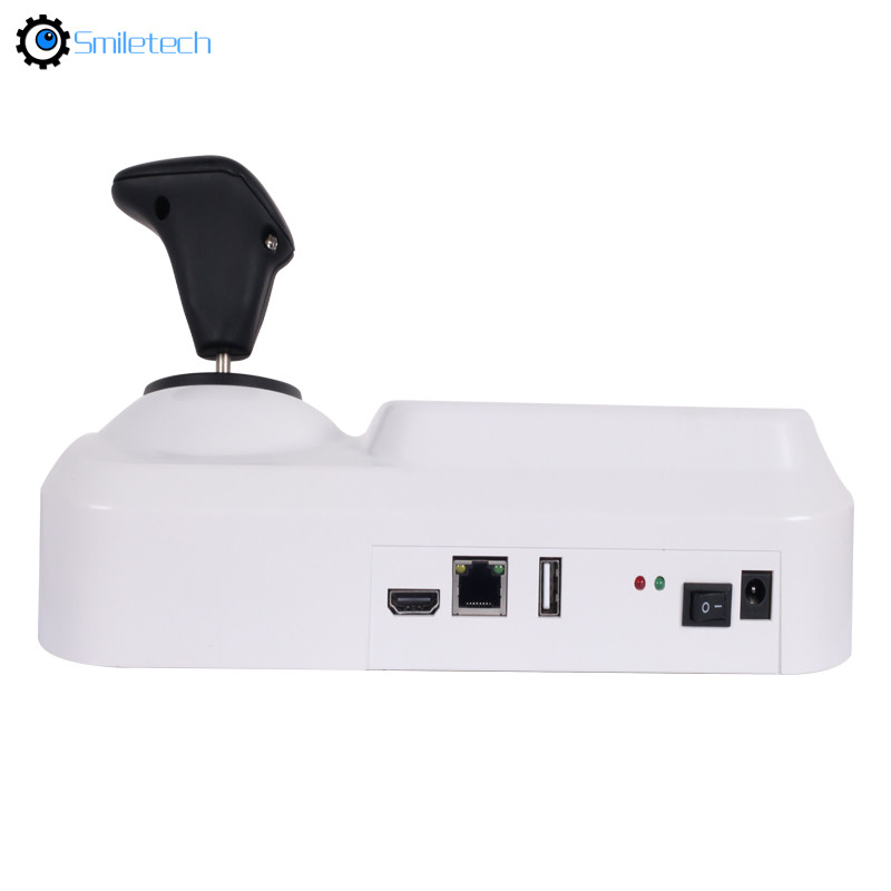 Network 4D joystick IP PTZ keyboard controller onvif 2.4 focus zoom preset patrol work with HIKVISION DAHUA PTZ camera