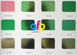 China 640mm * 120m Colorful Stamping Foils , Gold Stamping Foil For Soft / Hard Plastic wholesale