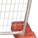 Anti Rust Galvanized Construction Barrier , Low Carbon Steel Temporary Fence