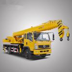 High Performance 12 Ton Flatbed Truck With Crane
