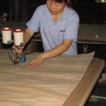 Grade E1 / E0 / P1 / P2 Natural Sapele Pommele Veneer 2745mm Lengthened For
