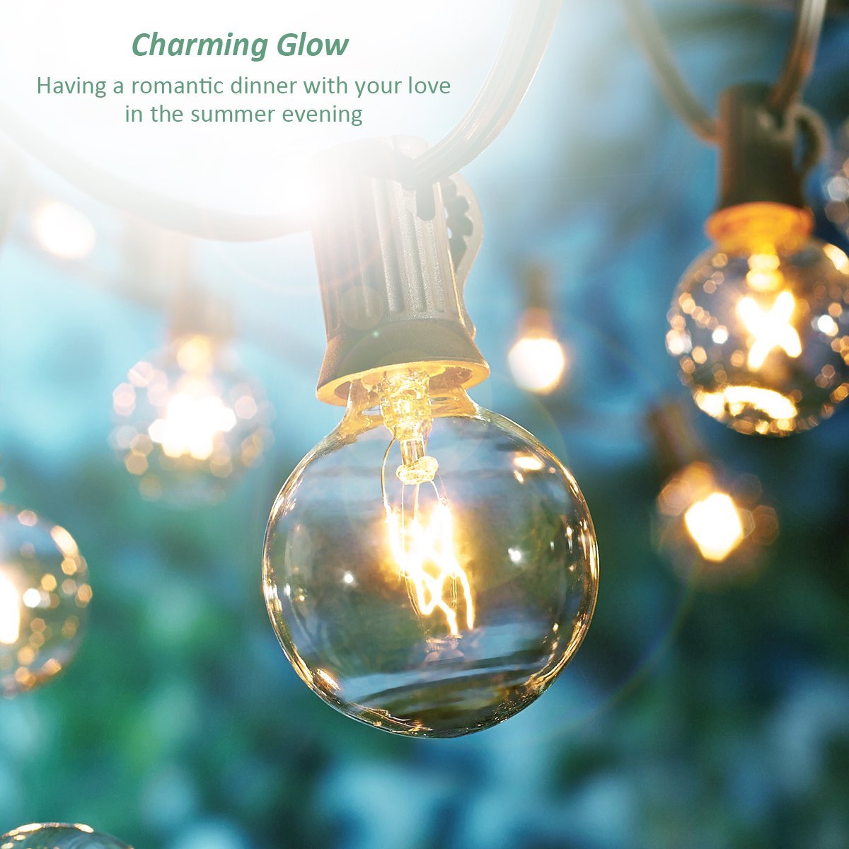 48 FT Weatherproof Flexible LED Light String For Outdoor Decoration