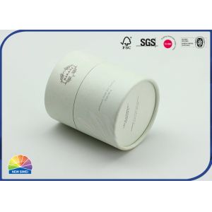 China Soy Candle Packaging Round Cylinder Tube Box Customize Logo Box wholesale