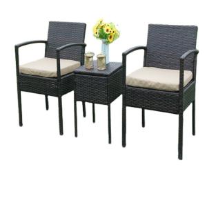 China All Weather Rattan Bistro Set Patio Table Patio Table And Chair Outdoor Furniture Garden Sofa wholesale