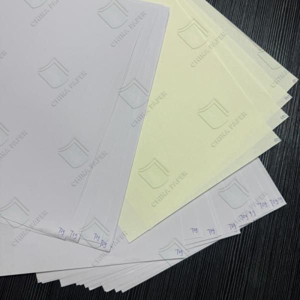 Quality 100% Virgin Wood Pulp Uncoated Woodfree Offset Paper / Bond Paper Uniform Density And Excellent Printability for sale