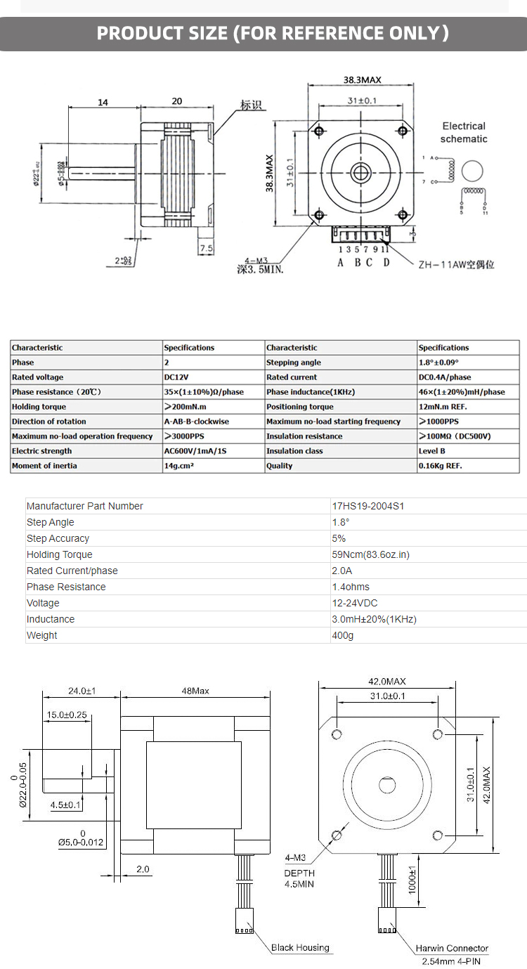Faradyi 130st Mg90s Ip65 Controlador Lineal 3 Phase Servo Motor Electric Brushless Motor 5kw Brushless Dc Motor Permanent Magnet