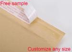 Recyclable Kraft Paper Bubble Mailers Shipping Envelopes Yellow Sealed Bubble