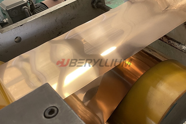 Beryllium Copper Strip C17200 0.28mm Thickness 100mm Width With Temper