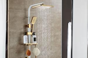 China DN15 Solid Brass Thermostatic Dual Head Mixer Shower wholesale