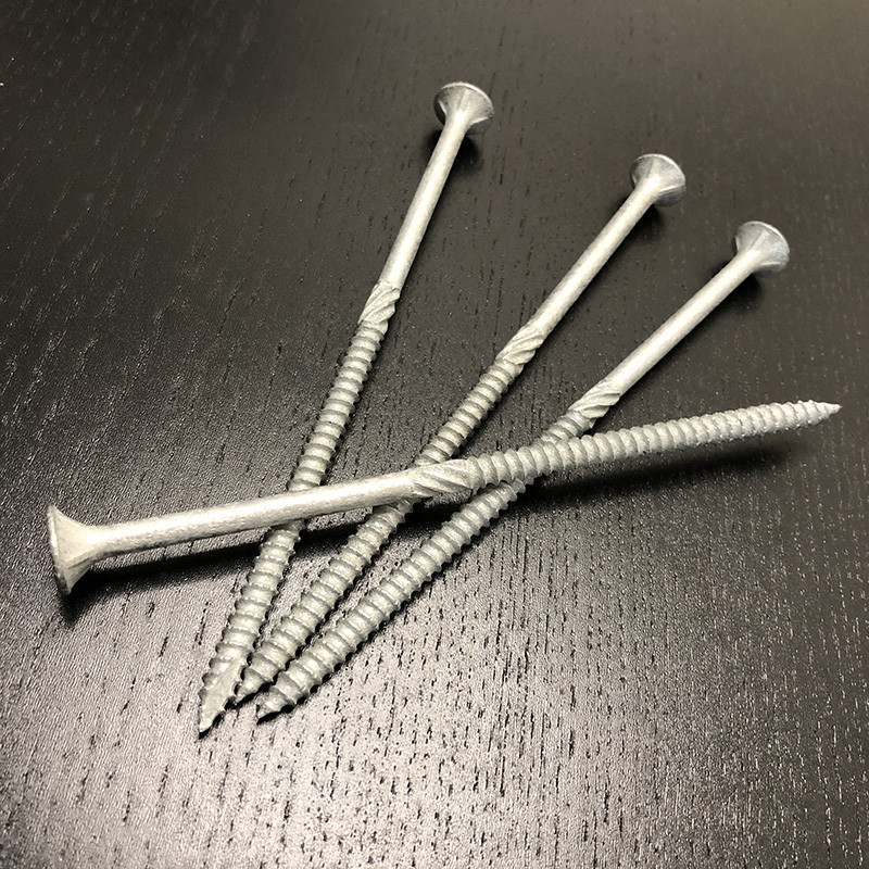 Batten T17 Wood Deck Screws Glavanized Bugle Hex Socket Head 14g 150mm