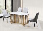 Rockboard Rubber Wood Living Room Nordic Dining Table