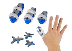 China Breathable Metal Aluminum Baseball Finger Splint For Rehabilitation wholesale