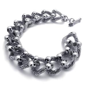 China High Quality Tagor Stainless Steel Jewelry Fashion Men's Casting Bracelet PXB106 wholesale