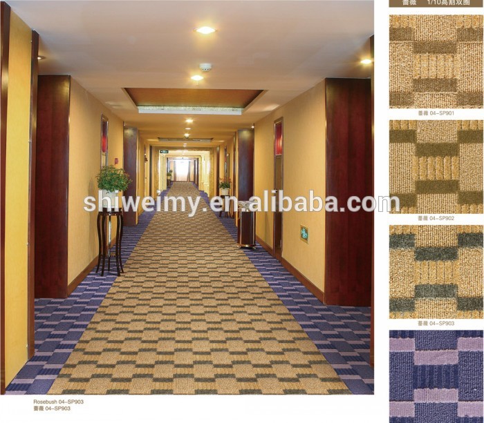 Hotel Corridor Carpet, Luxury Hotel Lobby Carpete,Star hotel room carpet