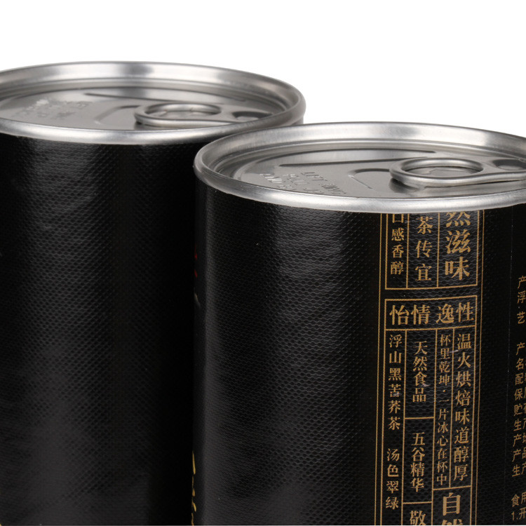 ODM Food Grade Packaging Paper Tube with Iron Cap for Tea / Coffee