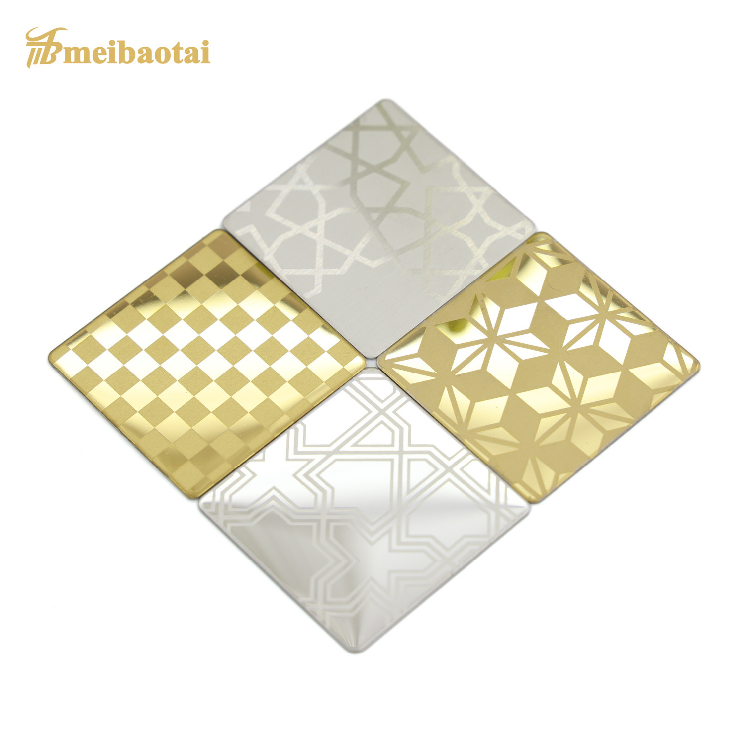 SS304 1.0 0.8MM Mirror Etched Stainless Steel Sheet AISI Standard