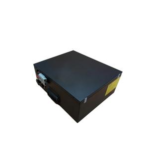 China Black Rechargeable LiFePO4 Battery Pack 24V 50Ah For Robot wholesale