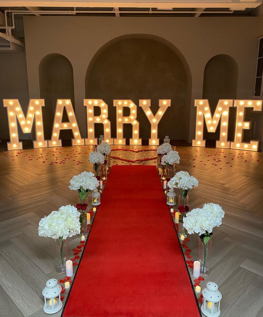 Stainless Steel Will You Marry Me Sign Neon Sign Decoration Wedding Marquee Light Up 4ft Letters