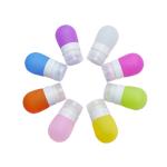 Screen Printing Reusable 80Ml Small Silicone Travel Bottles